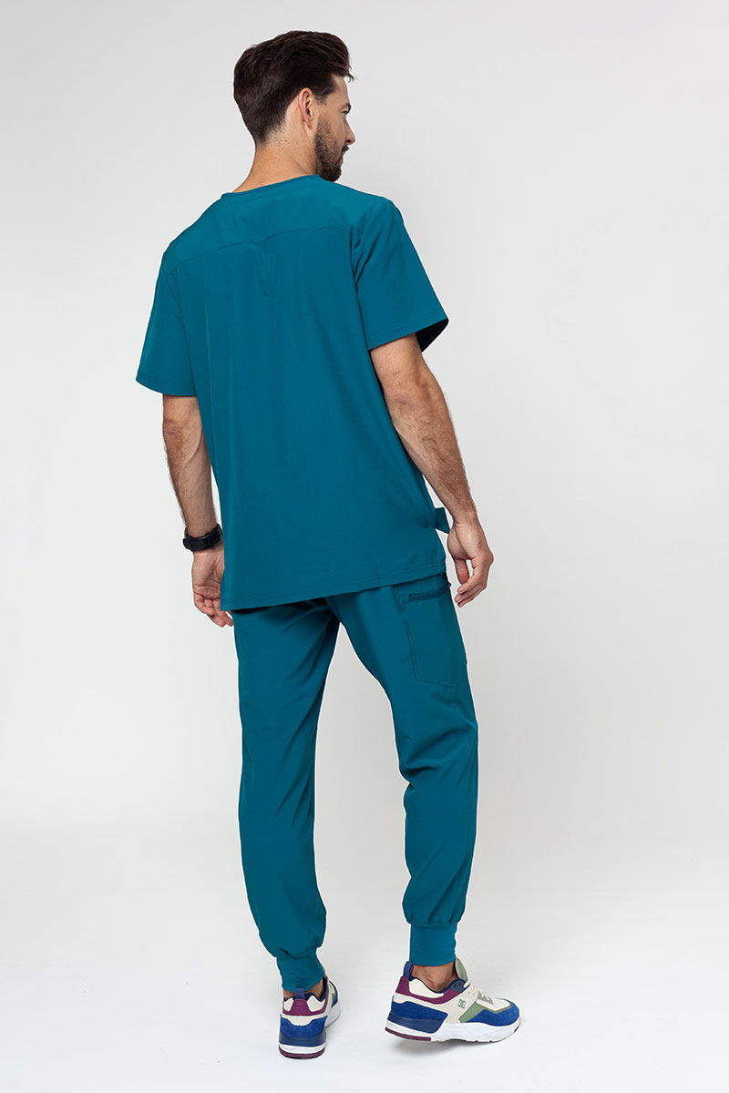Pánska lekárska blúza Uniforms World 309TS™ karaibsky modrá-7