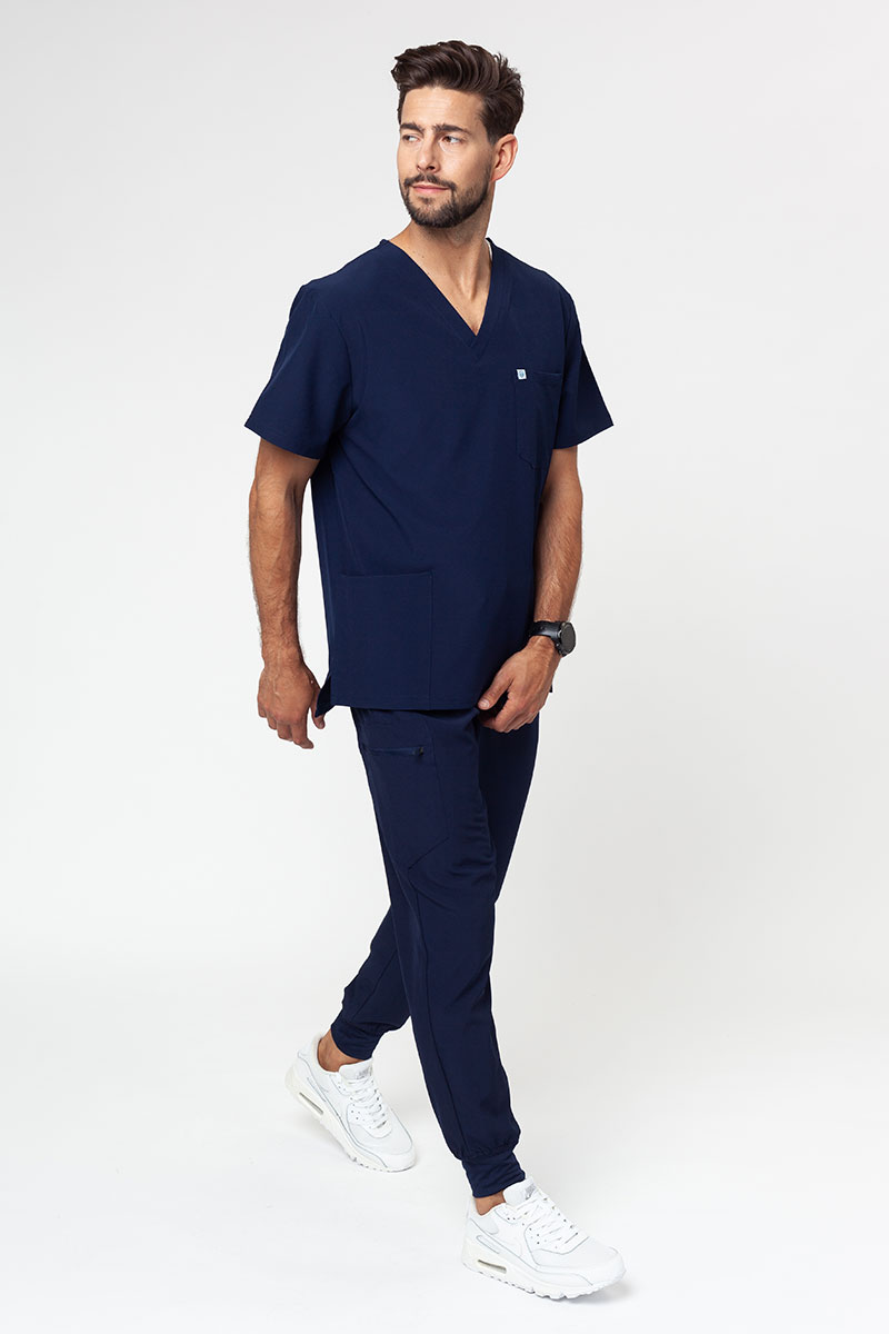 Pánske lekárske nohavice Uniforms World 309TS™ Louis námornícky modré-6