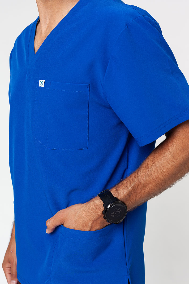 Pánska lekárska súprava Uniforms World 309TS™ Louis kráľovsky modrá-6