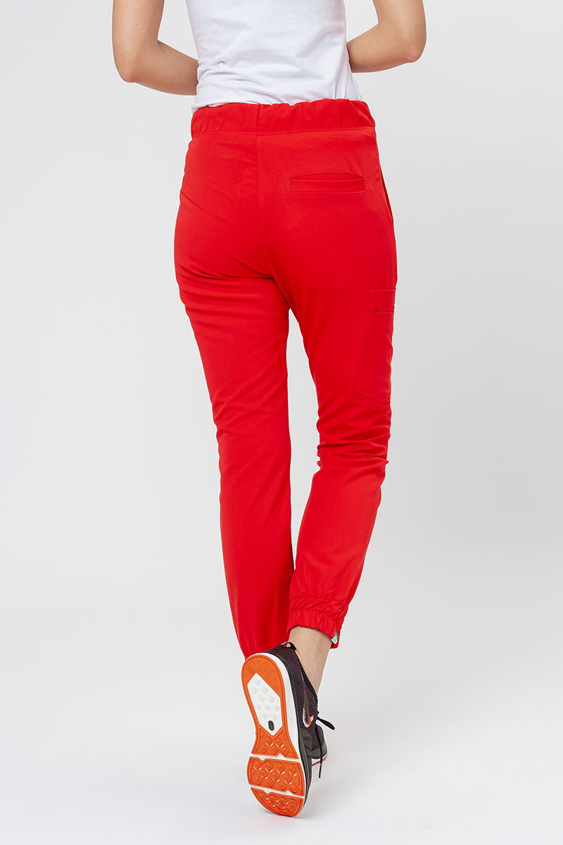 Dámske nohavice Sunrise Uniforms Premium Chill jogger šťavnato červené-1