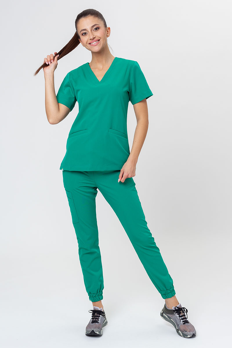 Lekárska súprava Sunrise Uniforms Premium (blúzka Joy, nohavice Chill) zelená-2