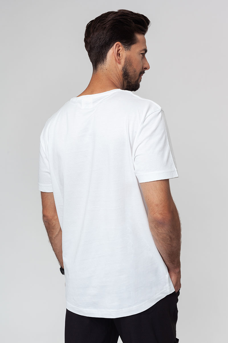 Pánske tričko Malfini Origin (štandard GOTS - organická bavlna) biele-1