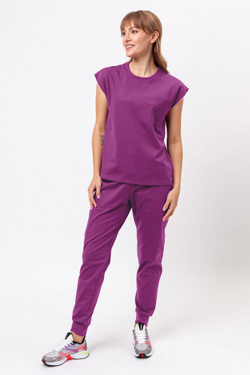 Dámska lekárska halena Cherokee Achieve baklažánová-2