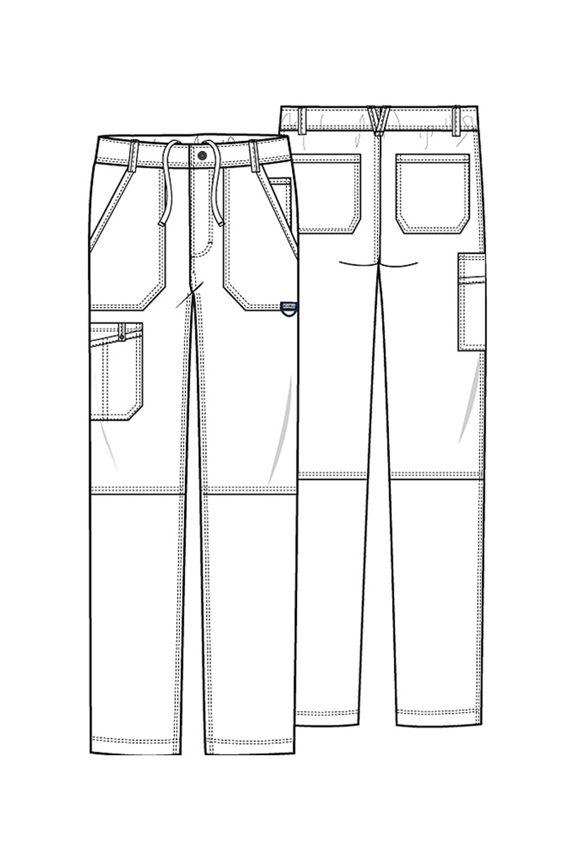 Pánska lekárska súprava Cherokee Revolution (blúza V-neck, nohavice Fly Cargo) béžová-13