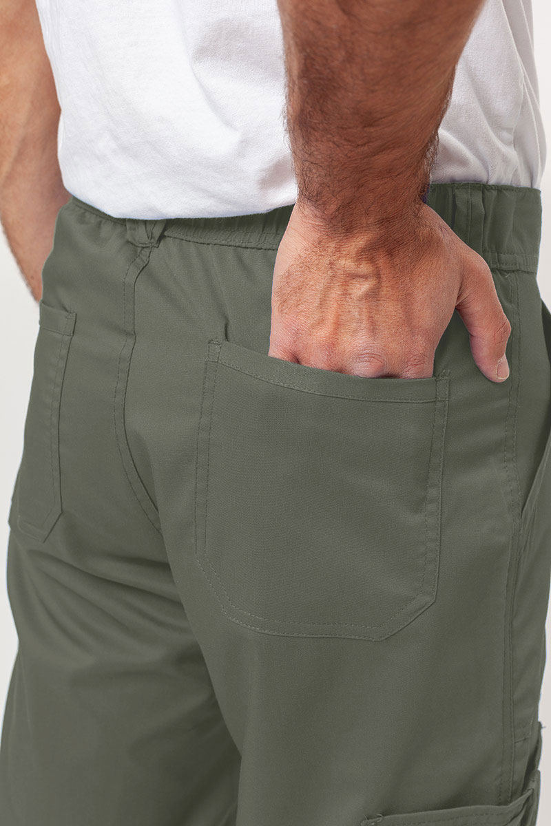 Pánska lekárska súprava Cherokee Revolution (blúza V-neck, nohavice Fly Cargo) olivková-12