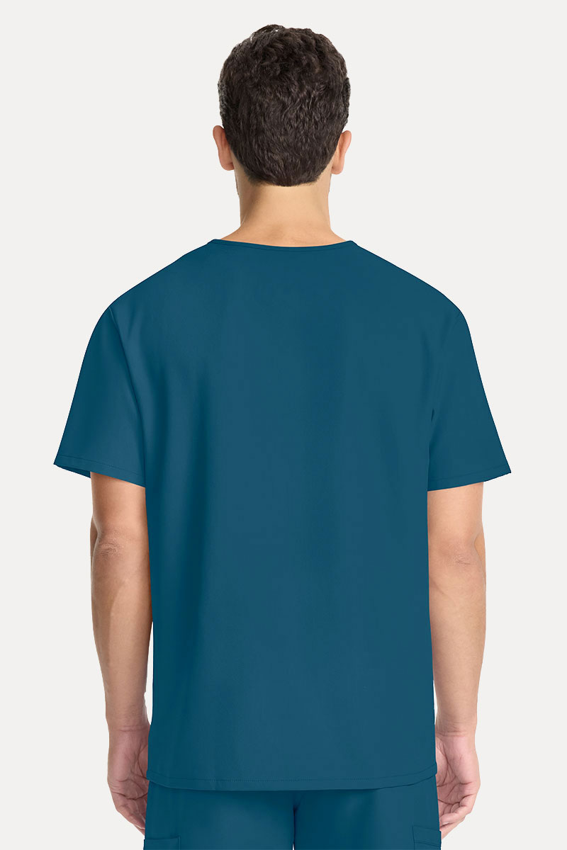 Pánska lekárska súprava Cherokee Ultra (blúza V-neck, nohavice Cargo) karaibsky modrá-4