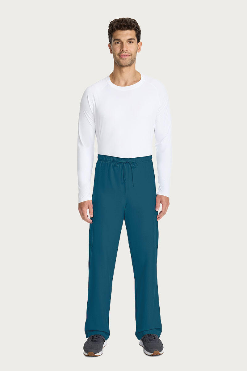 Pánska lekárska súprava Cherokee Ultra (blúza V-neck, nohavice Cargo) karaibsky modrá-11