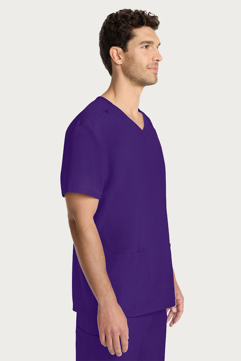 Pánska lekárska súprava Cherokee Ultra (blúza V-neck, nohavice Cargo) fialová-1