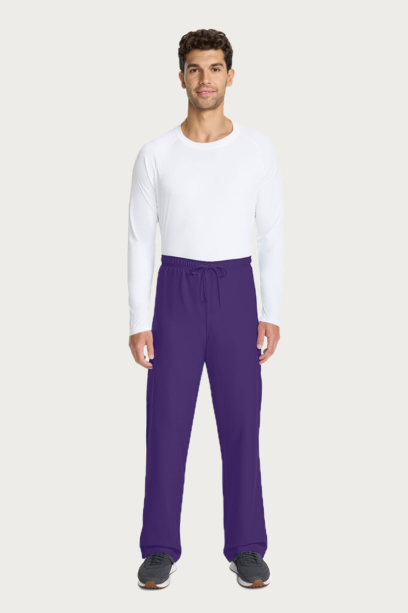 Pánska lekárska súprava Cherokee Ultra (blúza V-neck, nohavice Cargo) fialová-11