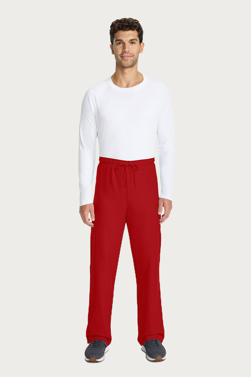 Pánska lekárska súprava Cherokee Ultra (blúza V-neck, nohavice Cargo) červená-11