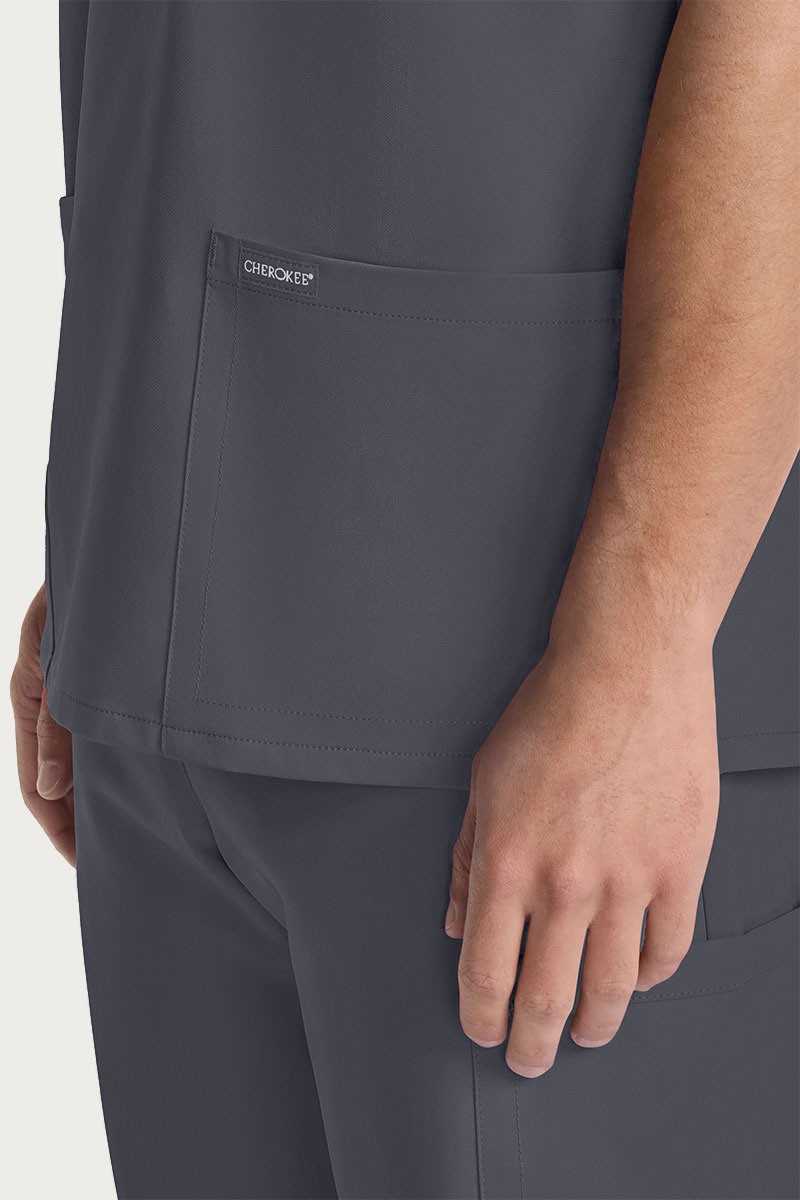 Pánska lekárska súprava Cherokee Ultra (blúza V-neck, nohavice Cargo) šedá-5