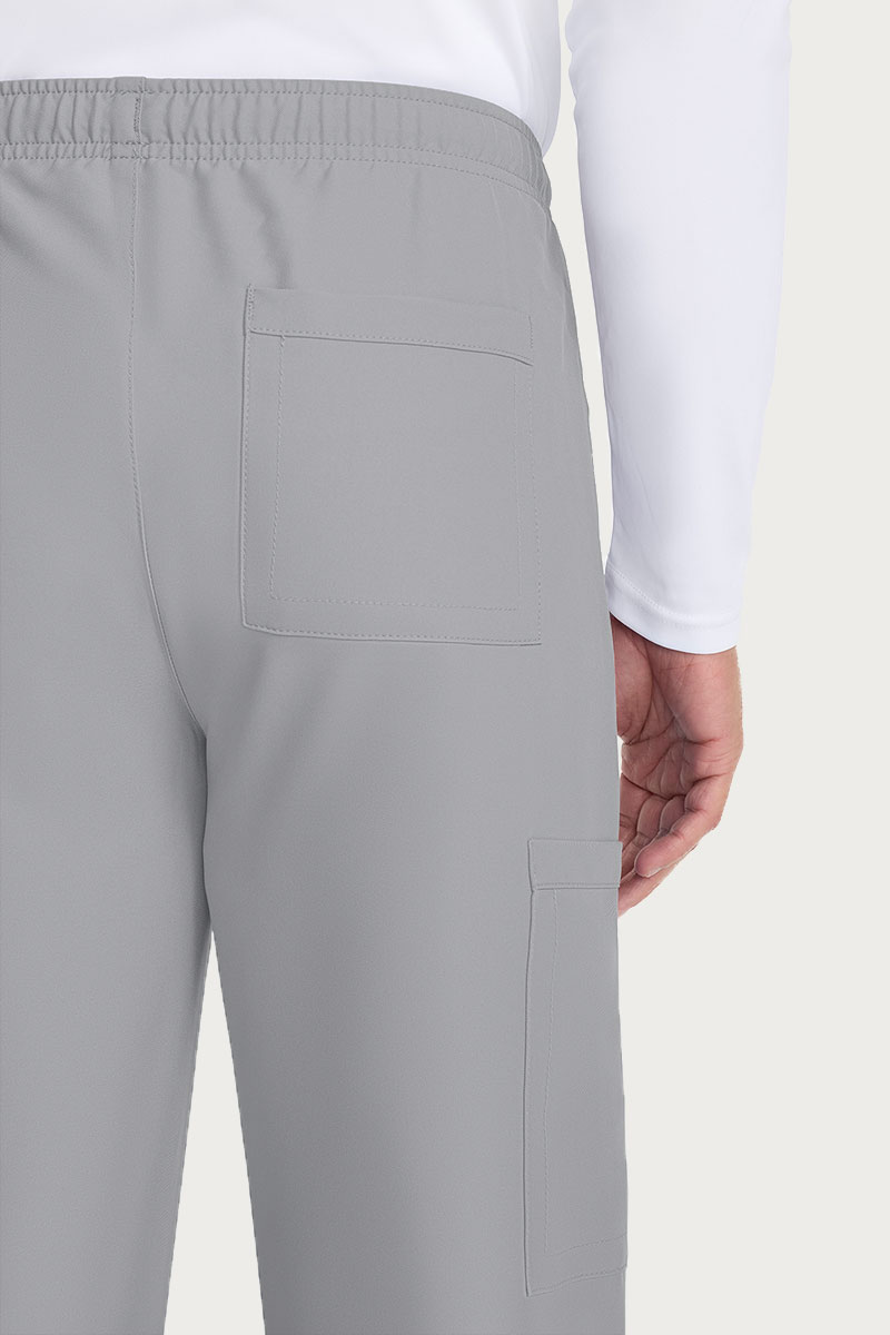 Pánska lekárska súprava Cherokee Ultra (blúza V-neck, nohavice Cargo) svetlo šedá-10