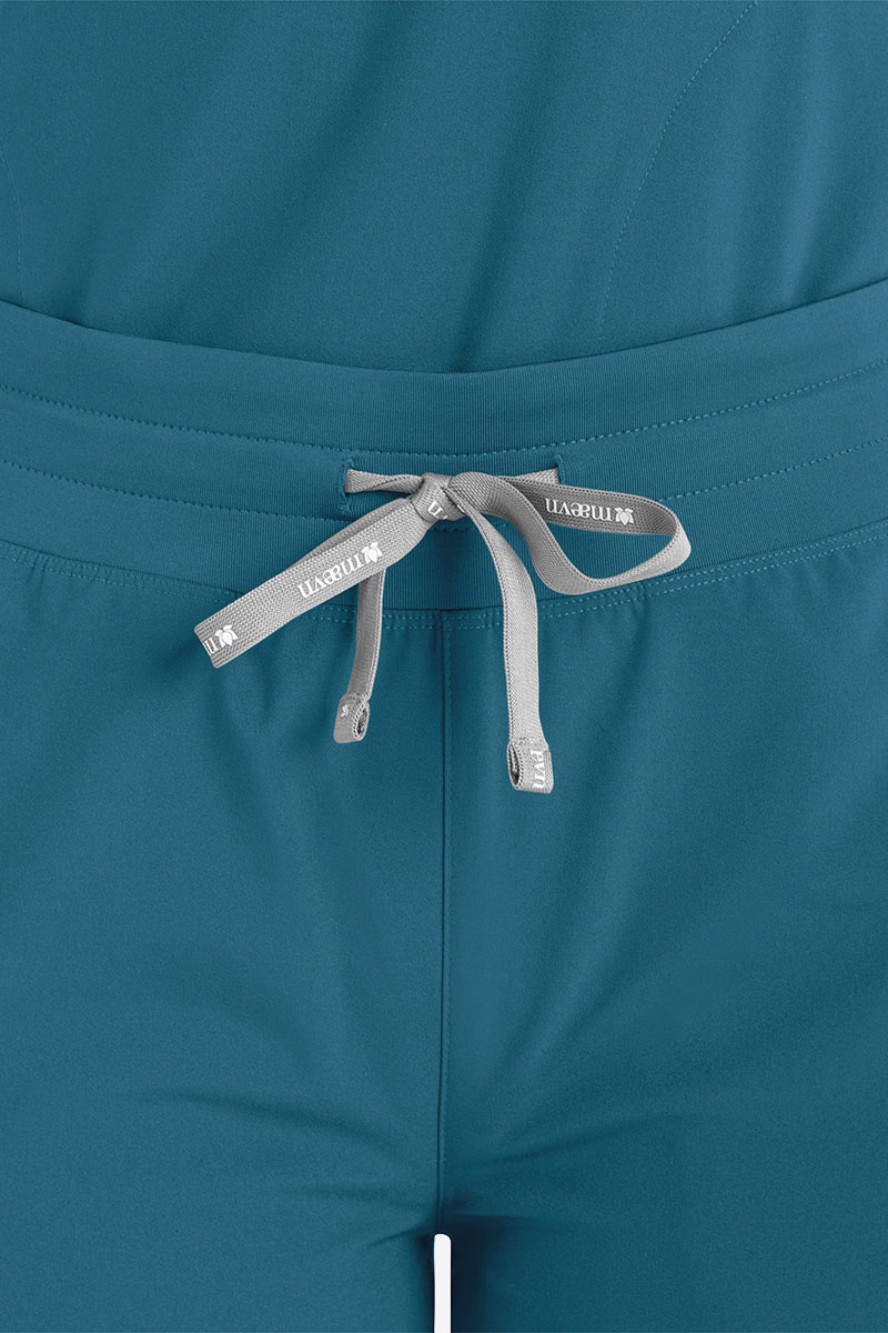 Dámska lekárska súprava Maevn Momentum blúza Round karaibsky modrá-8