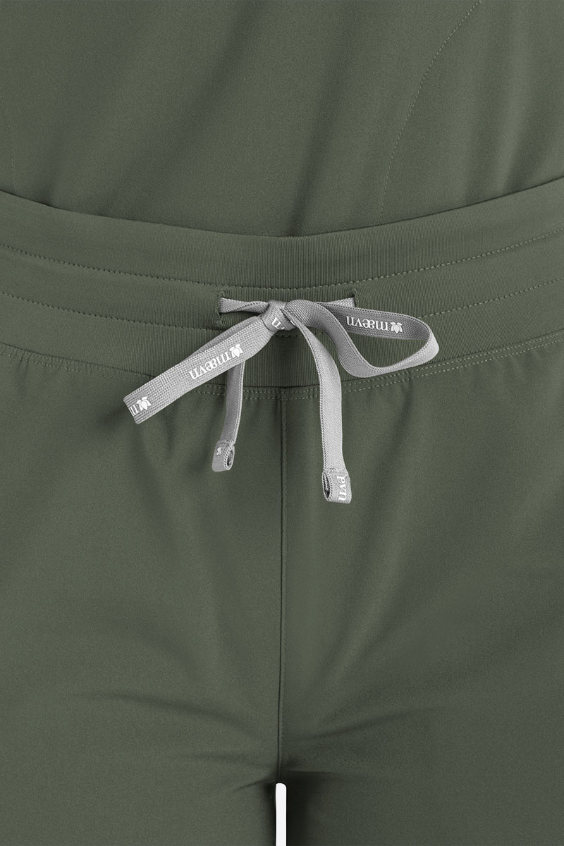 Dámska lekárska súprava Maevn Momentum Round olivková-8