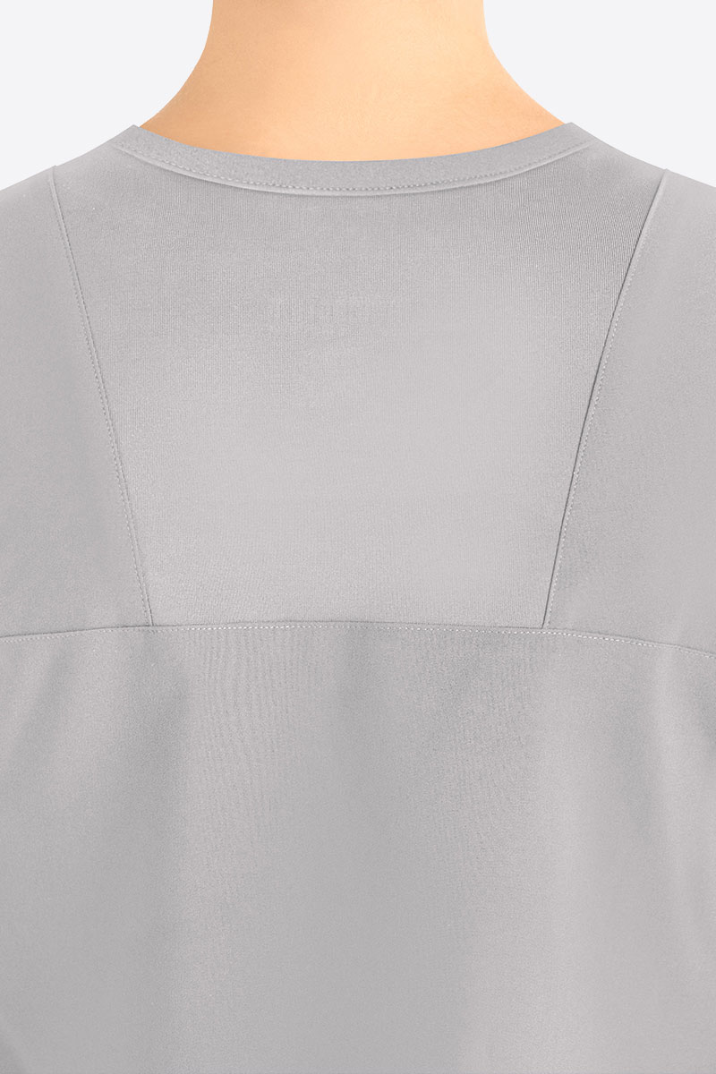 Dámska lekárska súprava Maevn Momentum Round svetlo šedá-4