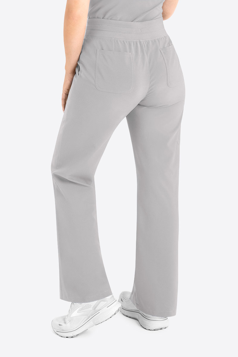 Dámska lekárska súprava Maevn Momentum Round svetlo šedá-7