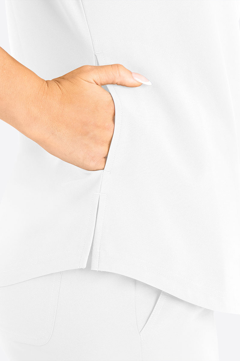 Dámska lekárska súprava Maevn Momentum Round biela-5