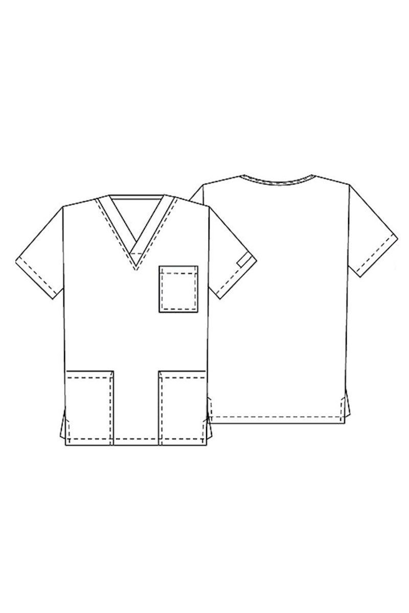 Lekárska blúza Cherokee Originals V-neck Top Men svetlo šedá-6
