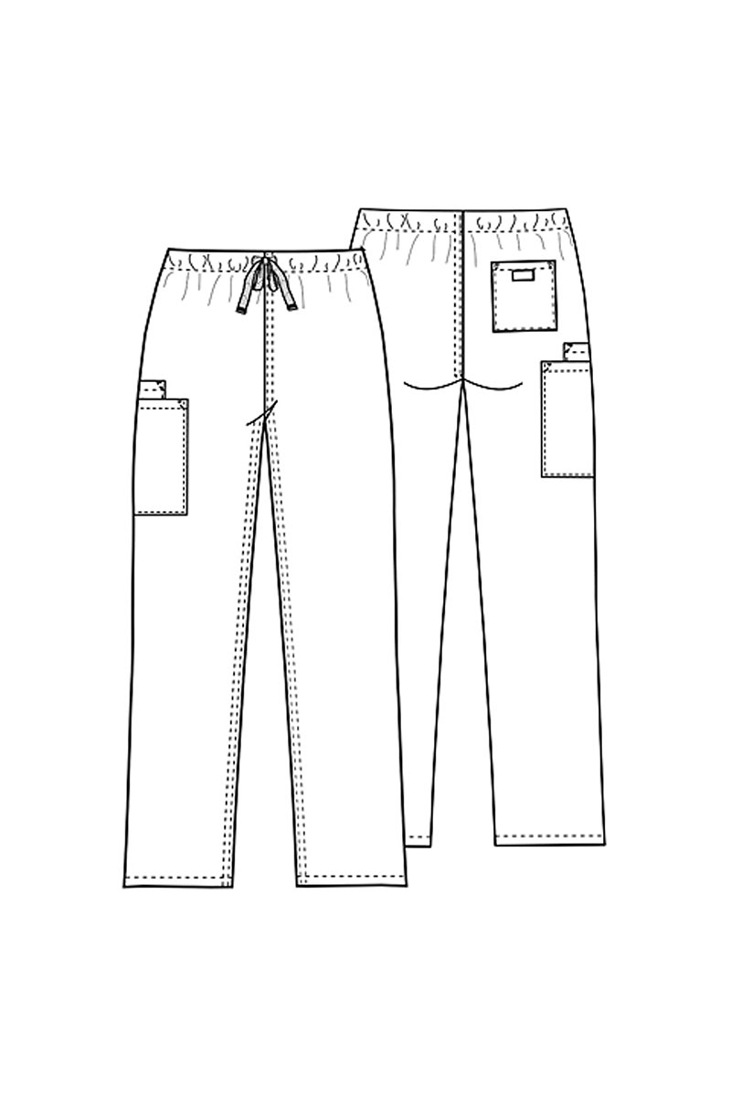 Pánske lekárske nohavice Cherokee Originals Cargo Men šedé-7