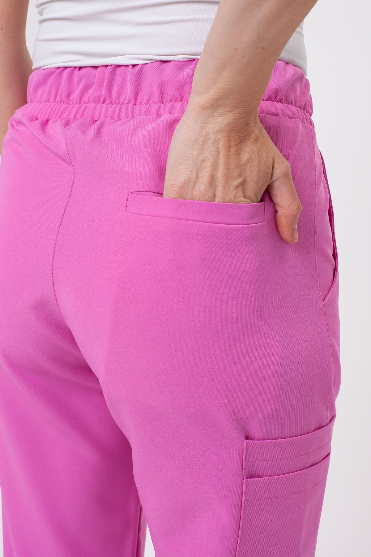 Dámske lekárske nohavice Sunrise Uniforms Premium Vibe jogger ružové-5