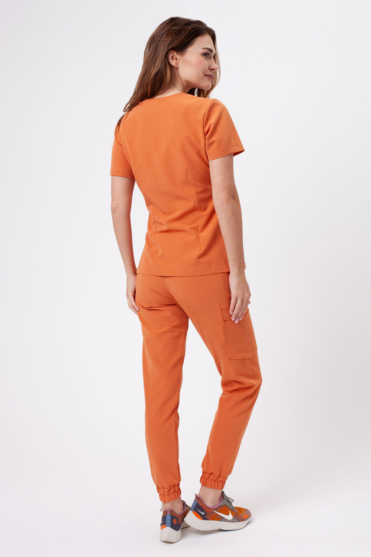 Dámske lekárske nohavice Sunrise Uniforms Premium Vibe jogger caramel-7