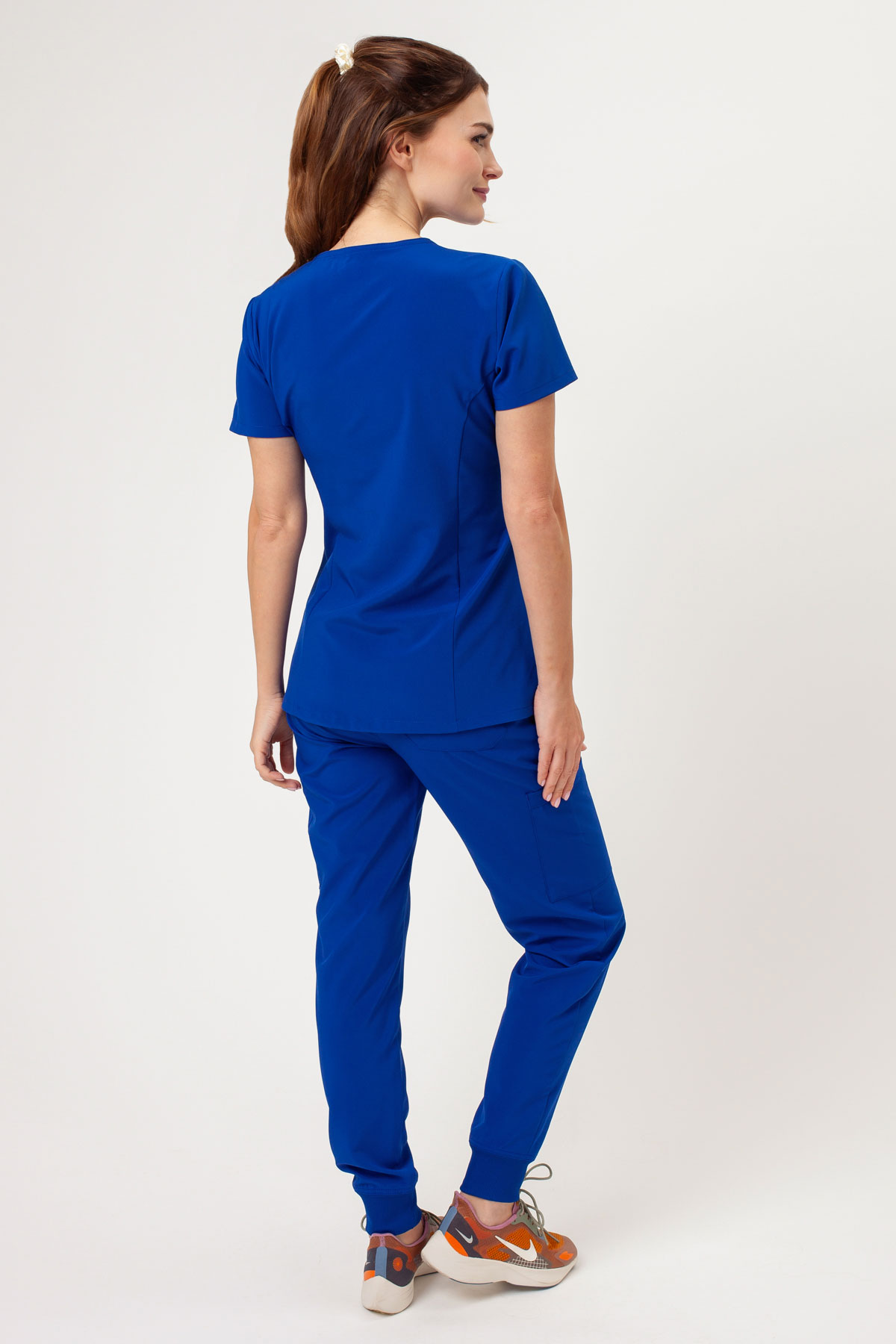 Dámske lekárske nohavice Dickies EDS Essentials Mid Rise Jogger tmavo modré-1