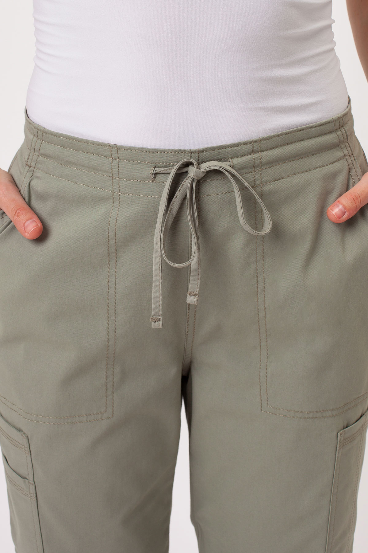 Dámske lekárske nohavice Dickies Forge Straight Leg pastelově olivkové-4