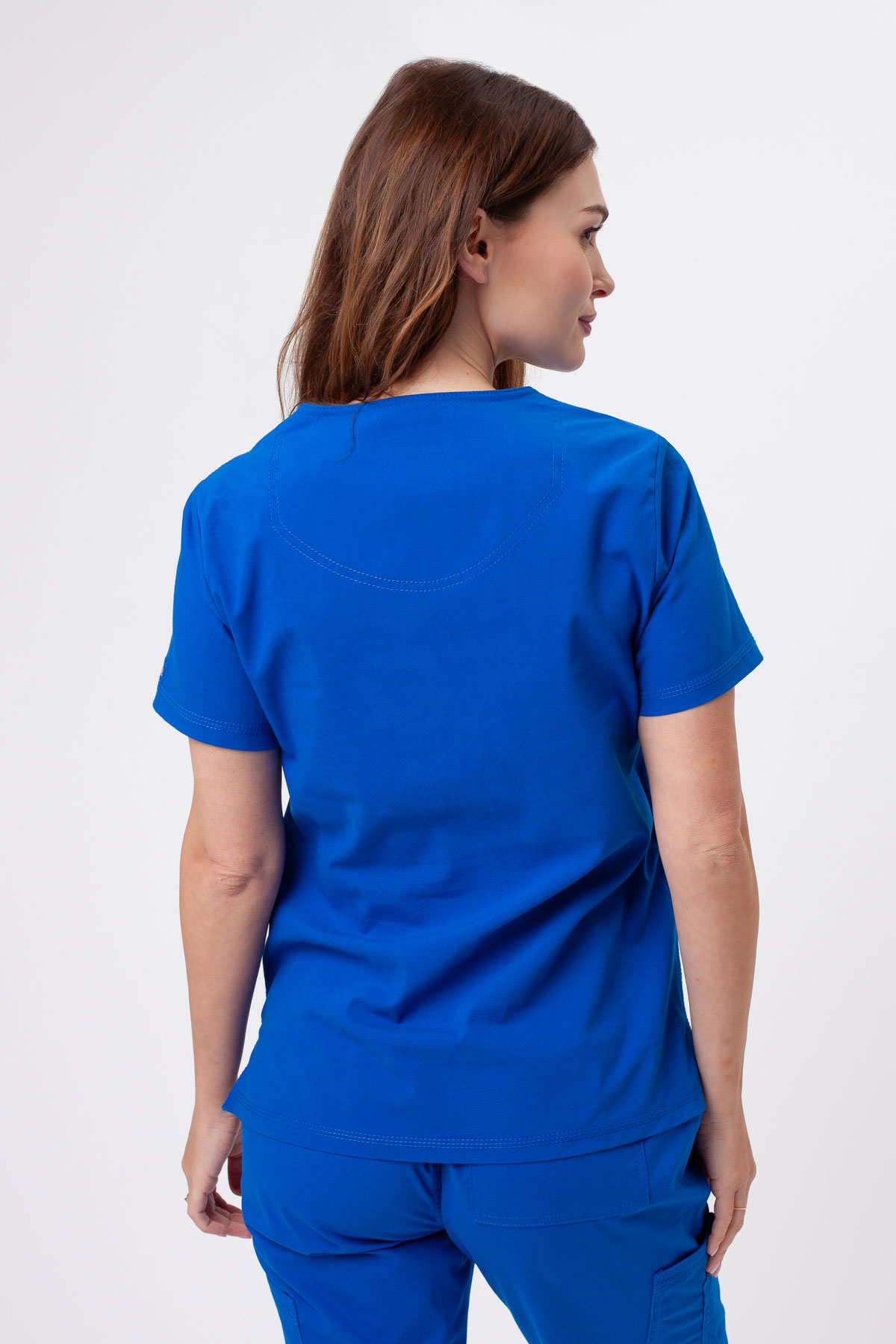 Dámska lekárska súprava Dickies Forge V-neck kráľovsky modrá-4