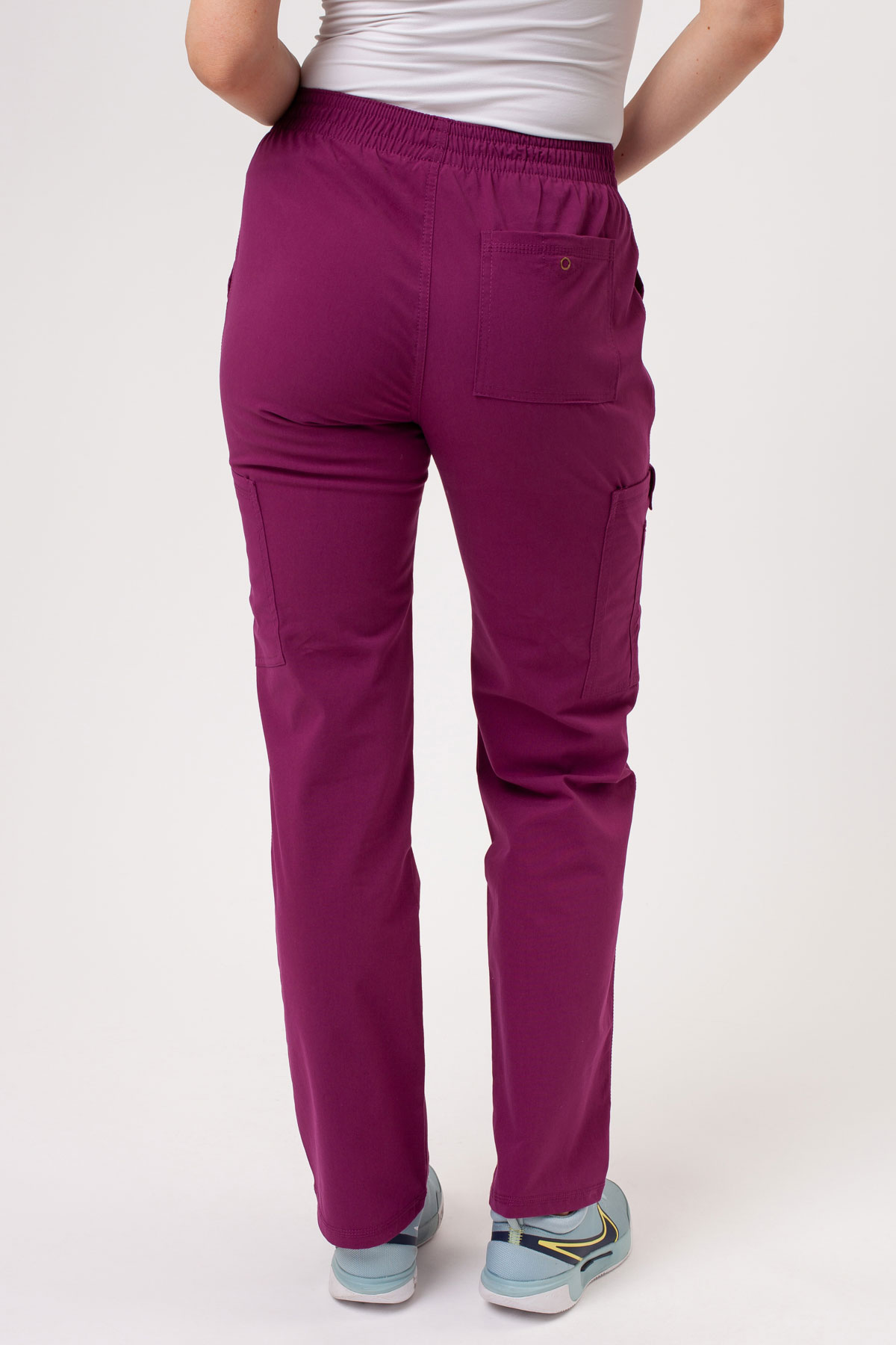 Dámske lekárske nohavice Dickies Forge Straight Leg čerešňovo červené-2