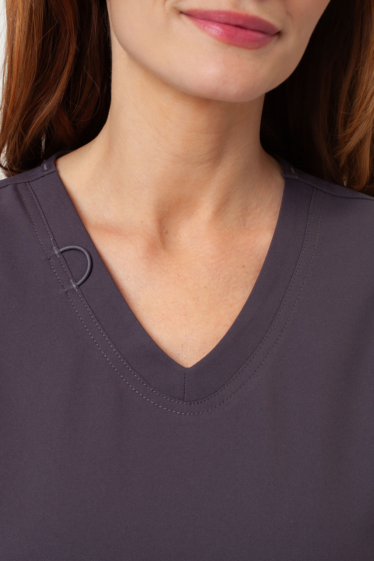 Dámska lekárska blúza Cherokee Ultra V-neck Top šedá-4