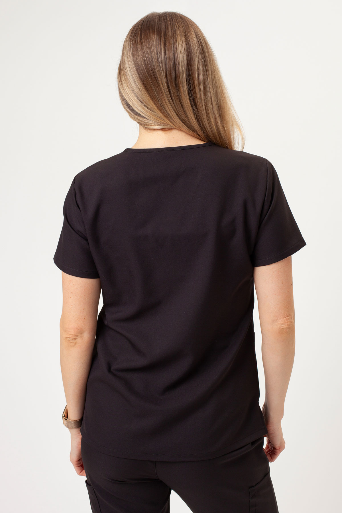 Dámska lekárska blúza Cherokee Ultra V-neck Top čierna-2