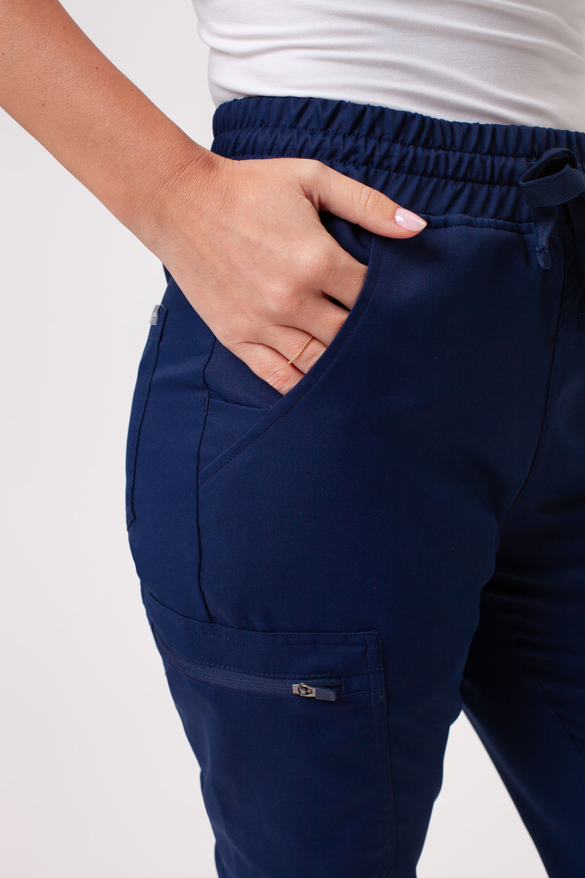 Dámska lekárska súprava Sunrise Lite Fit jogger námornícky modrá-11