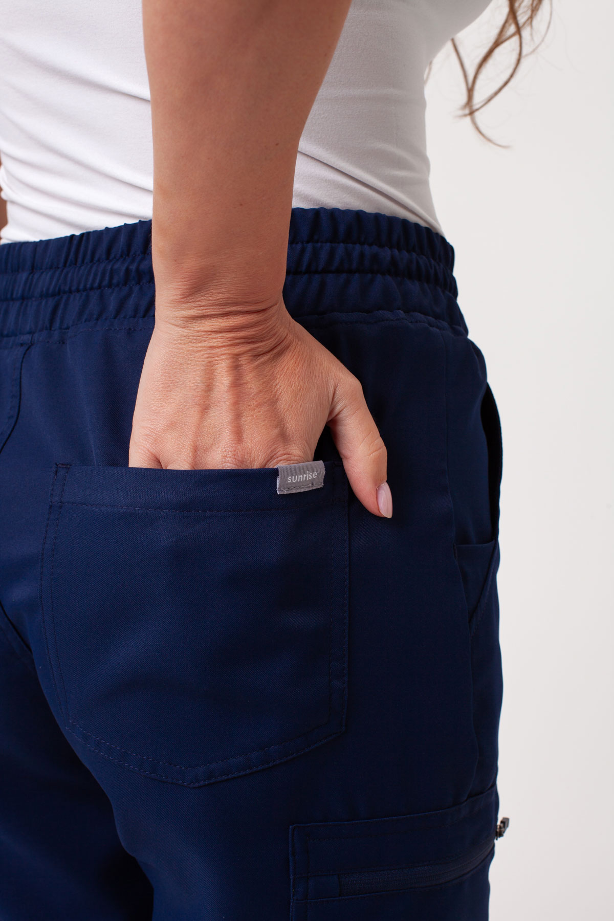 Dámska lekárska súprava Sunrise Lite Fit jogger námornícky modrá-10