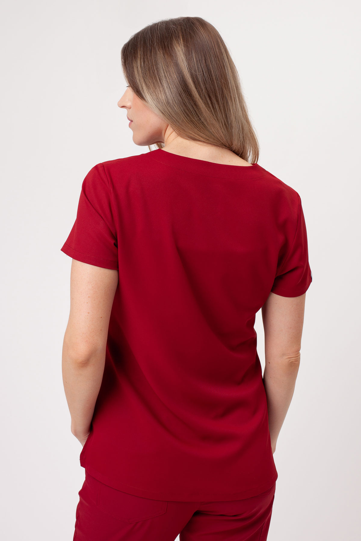 Dámska lekárska súprava Sunrise Lite Fit jogger burgundová-4