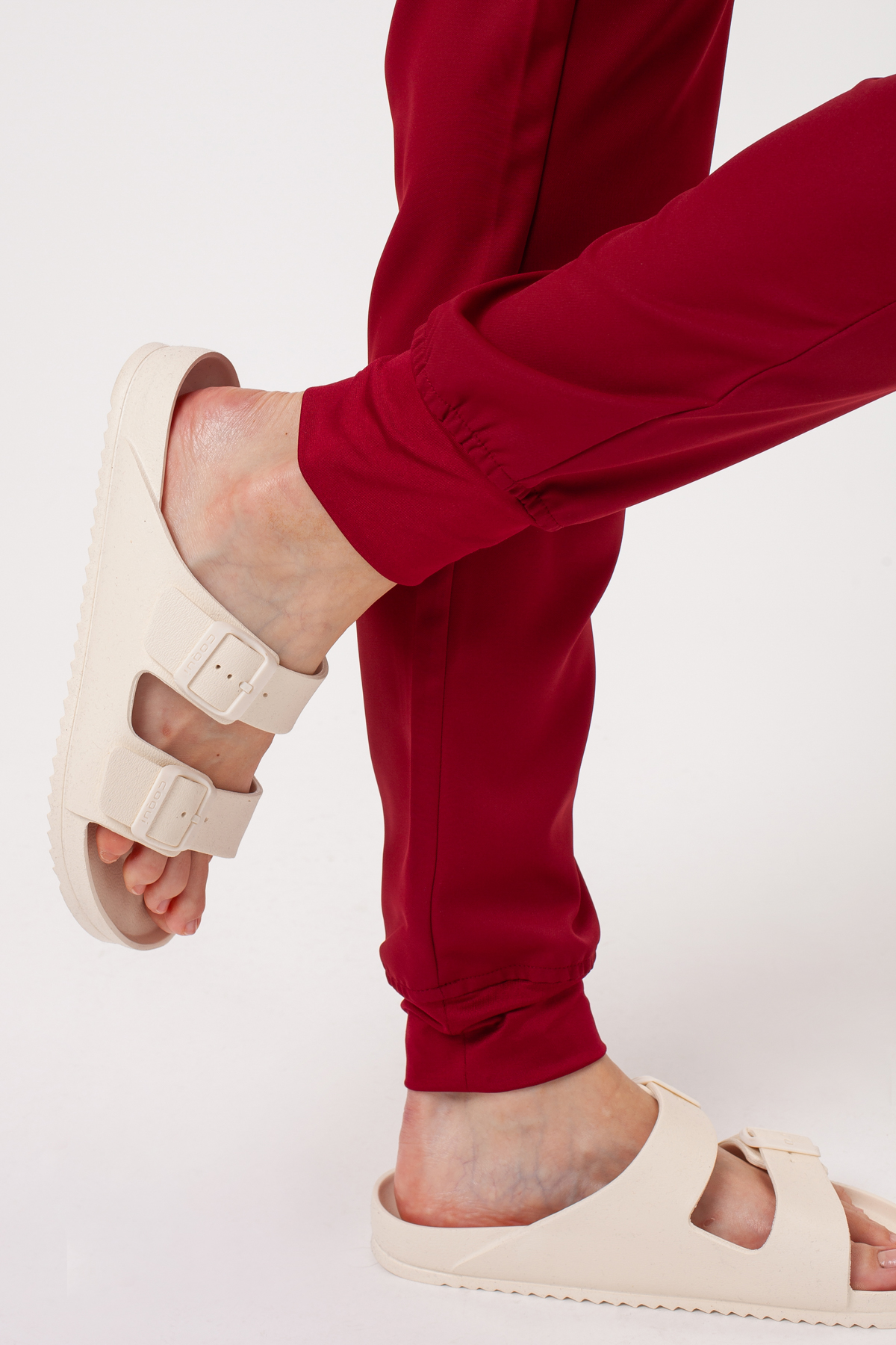 Dámska lekárska súprava Sunrise Lite Fit jogger burgundová-16