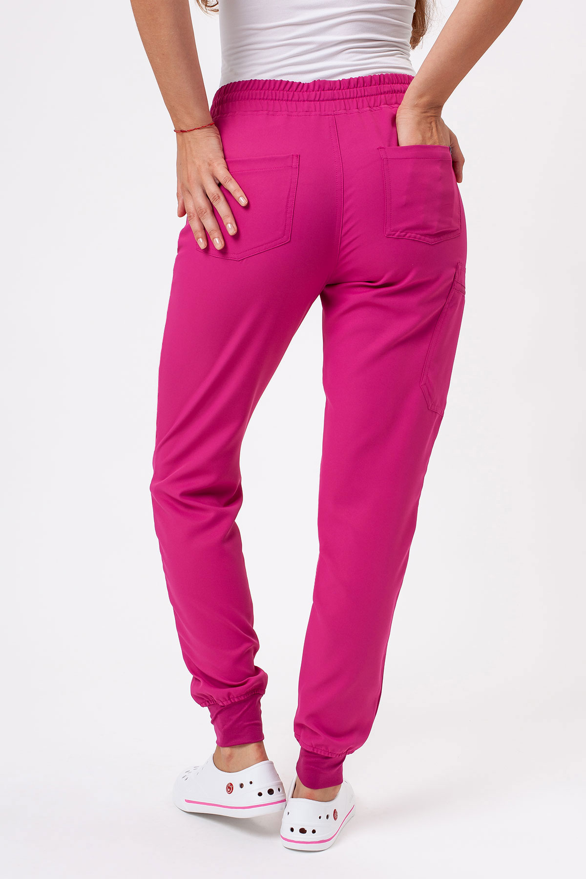 Dámska lekárska súprava Sunrise Lite Fit jogger malinová-8