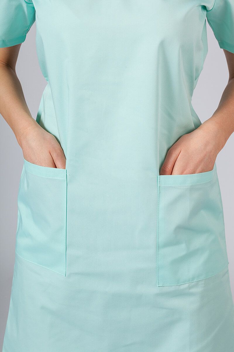 Lekárske jednoduché šaty Sunrise Uniforms mátové-3