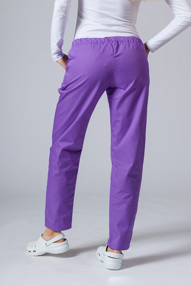 Dámske lekárske nohavice Sunrise Uniforms Basic Regular fialové-1