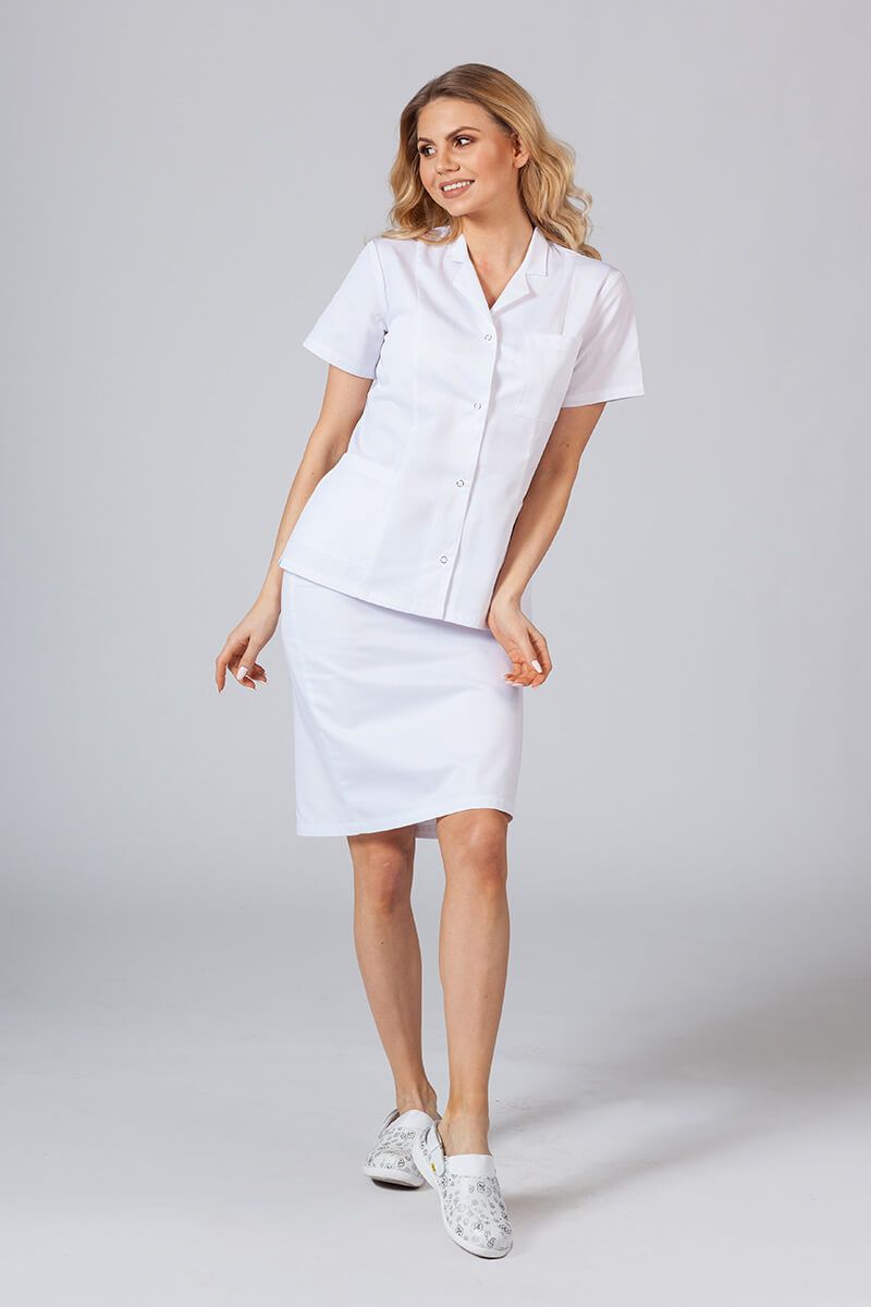 Lékařské sako Sunrise Uniforms bílé-1