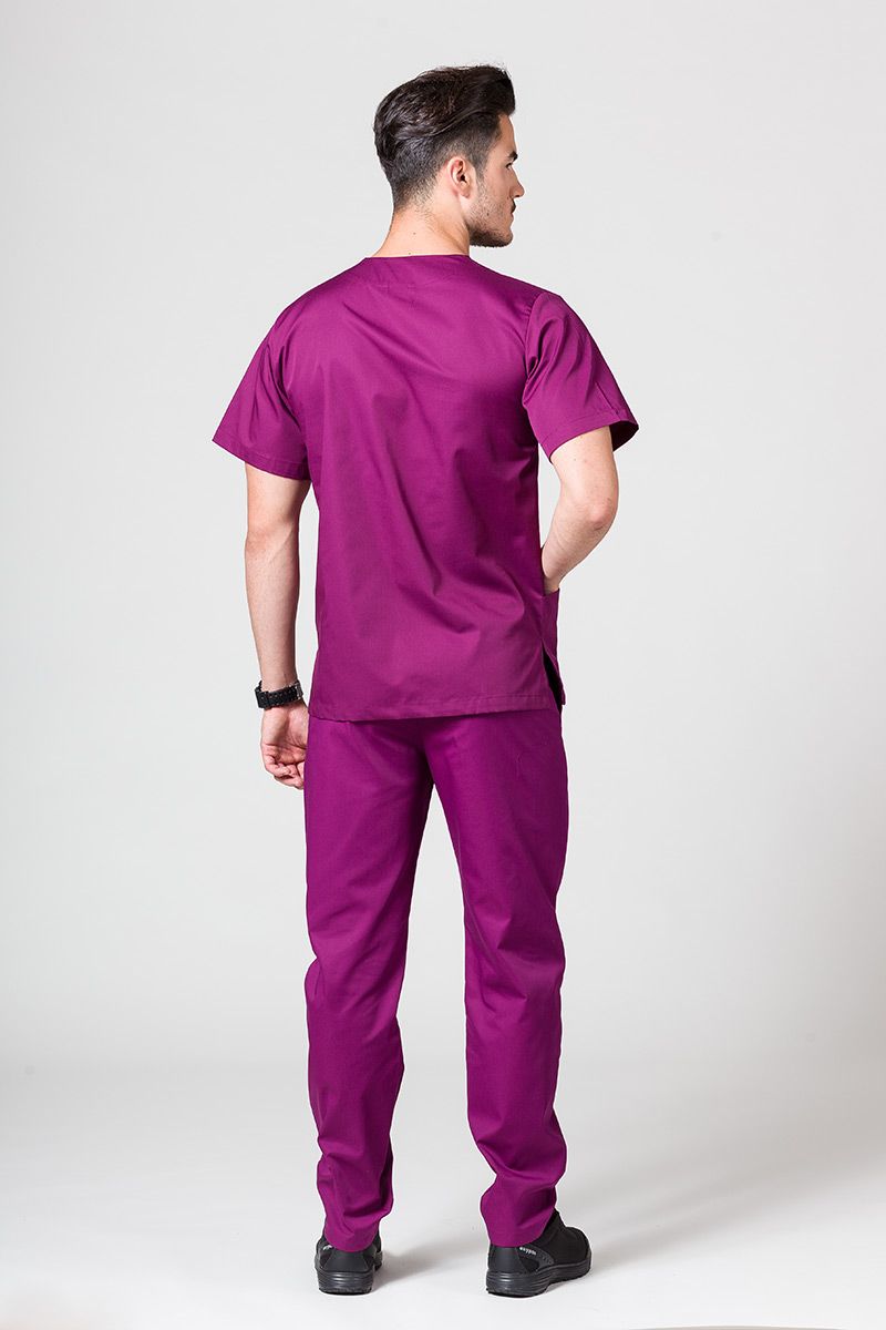 Univerzálna lekárska blúzka Sunrise Uniforms baklažánová-5