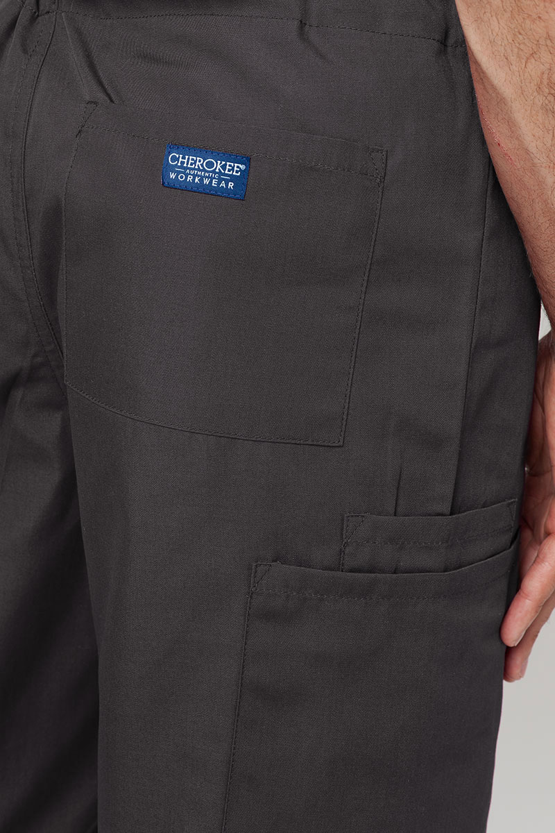 Pánske lekárske nohavice Cherokee Originals Cargo Men šedé-4