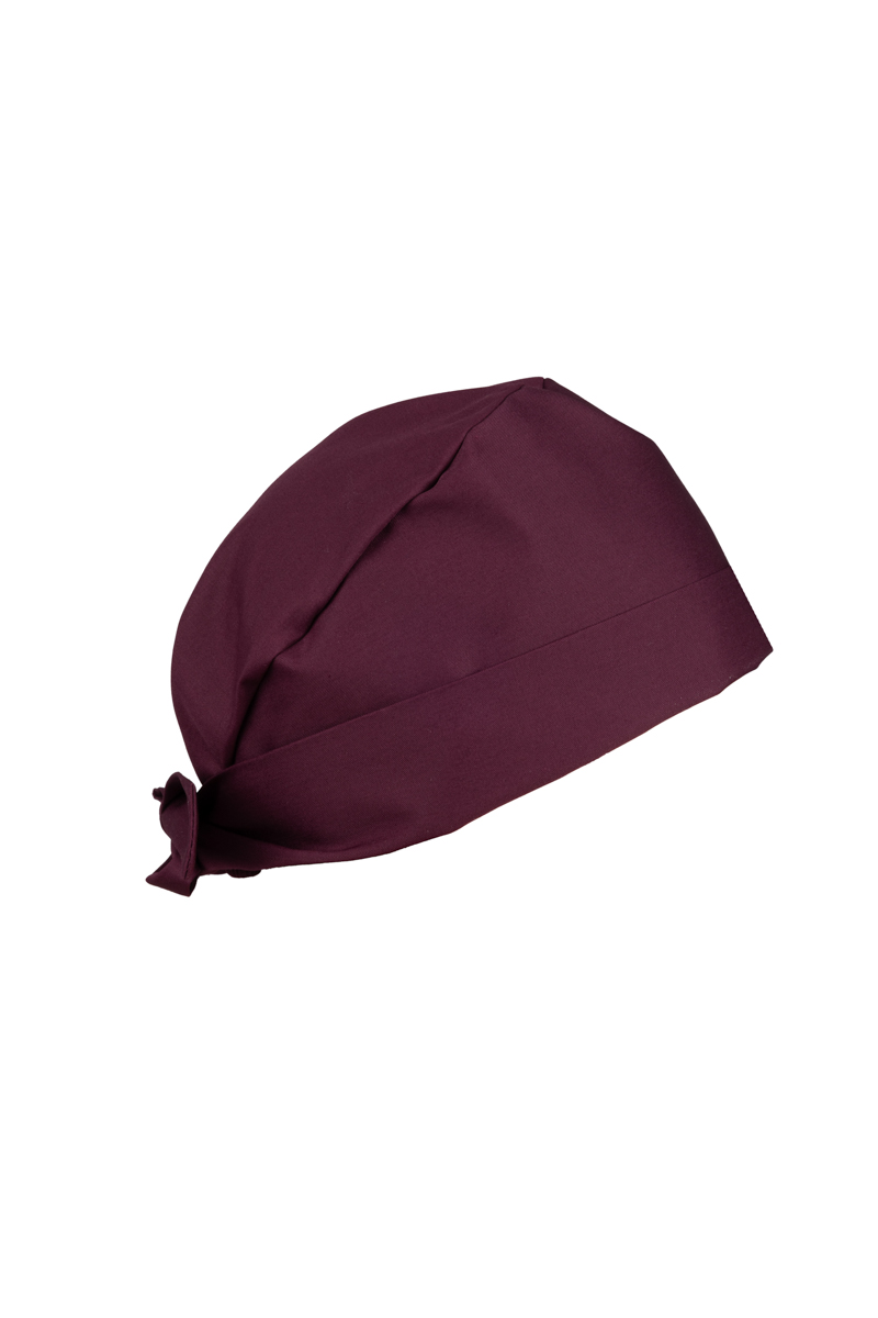 Lekárska čiapka Sunrise Uniforms Fresh burgundová (zavinovacia)-1