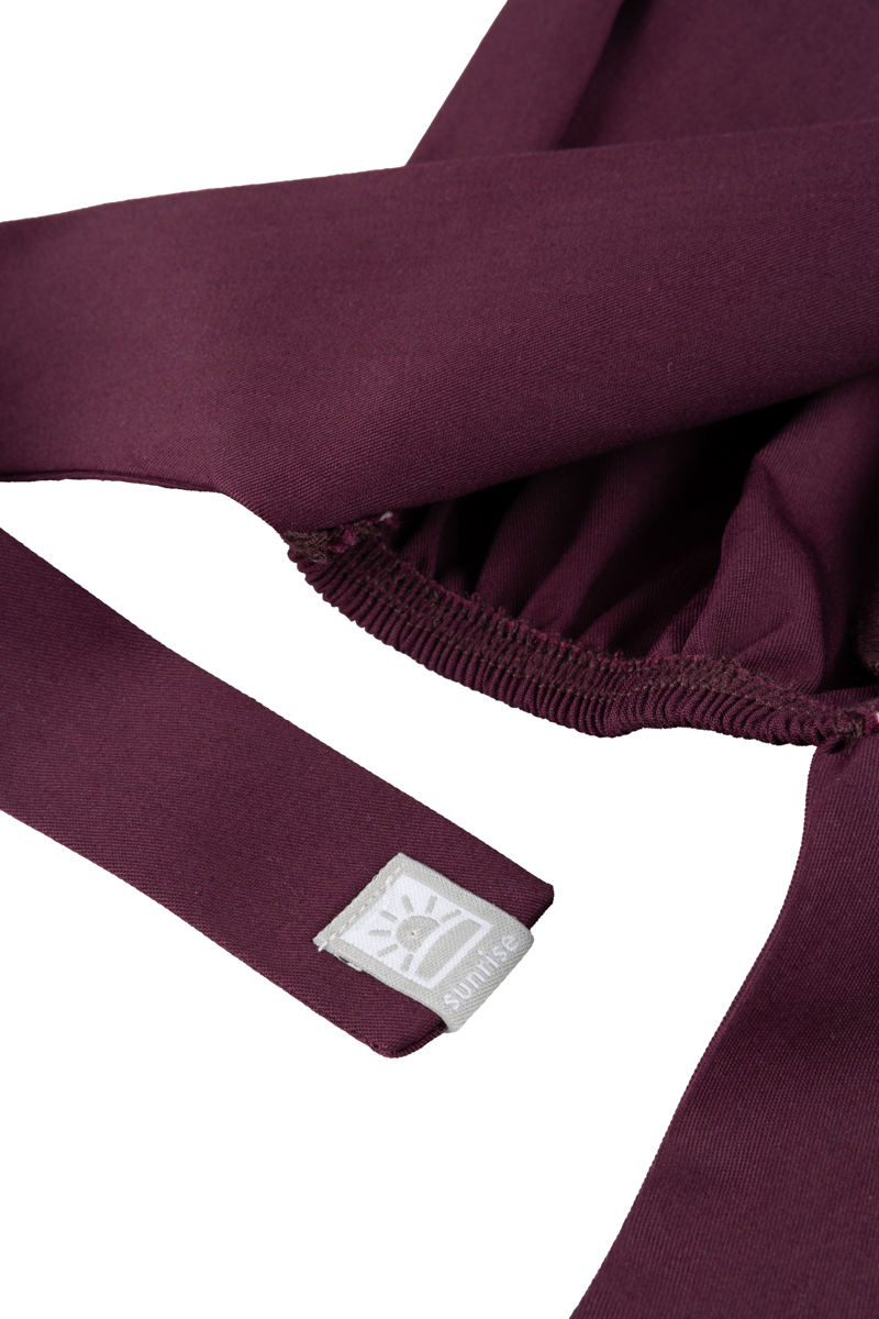 Lekárska čiapka Sunrise Uniforms Fresh burgundová (zavinovacia)-3