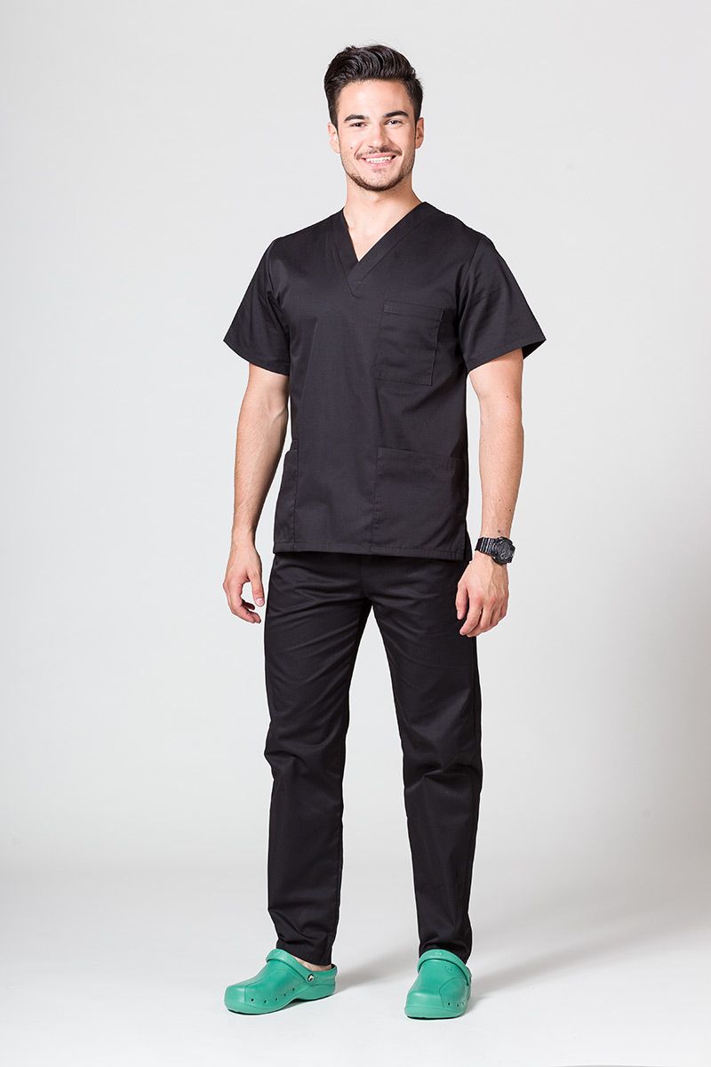 Univerzálna lekárska blúzka Sunrise Uniforms čierna-4
