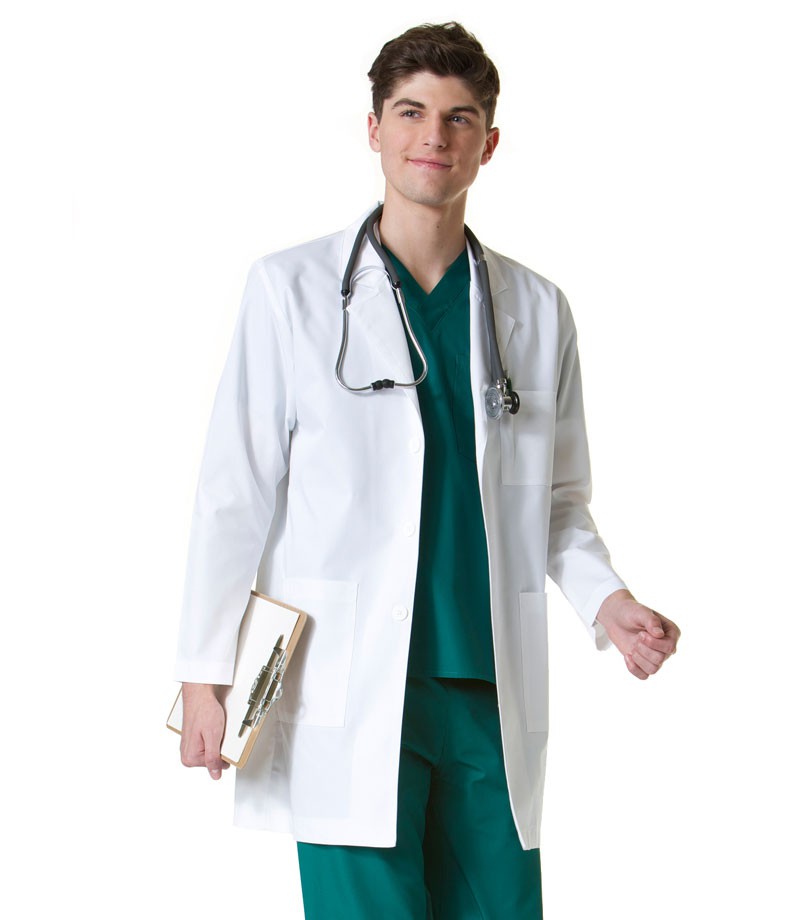 Univerzálny lekársky plášť Maevn biely-3