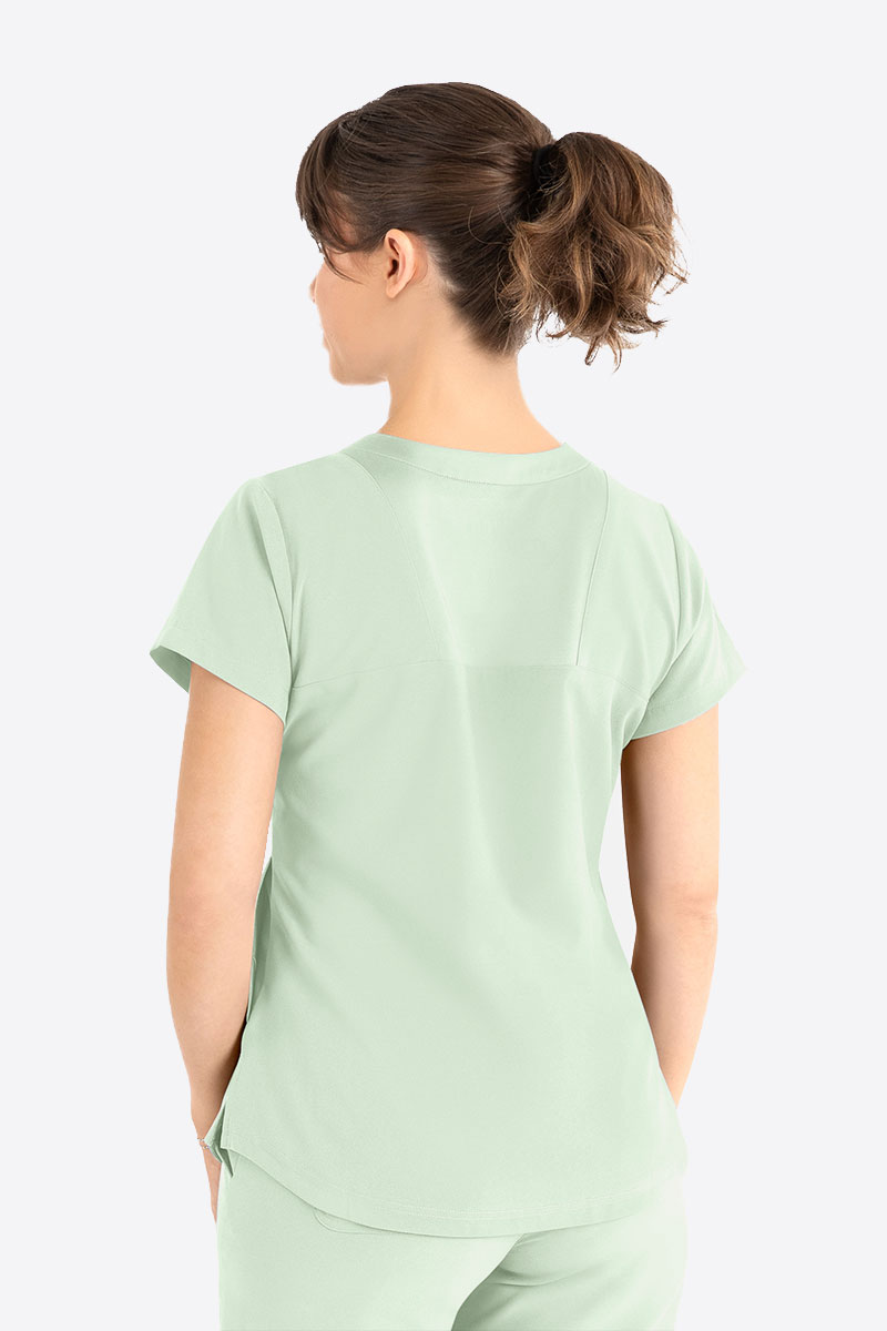Dámska lekárska blúza Maevn Momentum Round Neck mätová-1