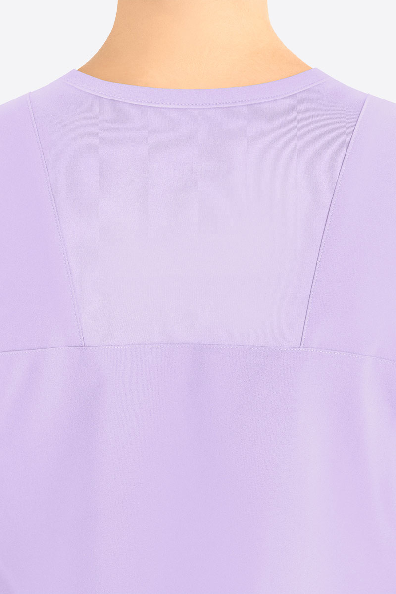 Dámska lekárska blúza Maevn Momentum Round Neck levanďulová-3