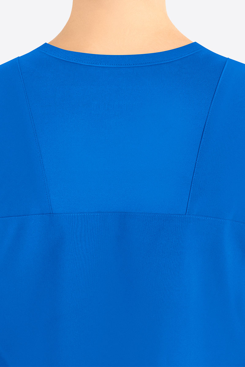 Dámska lekárska blúza Maevn Momentum Round Neck kráľovsky modrá-3