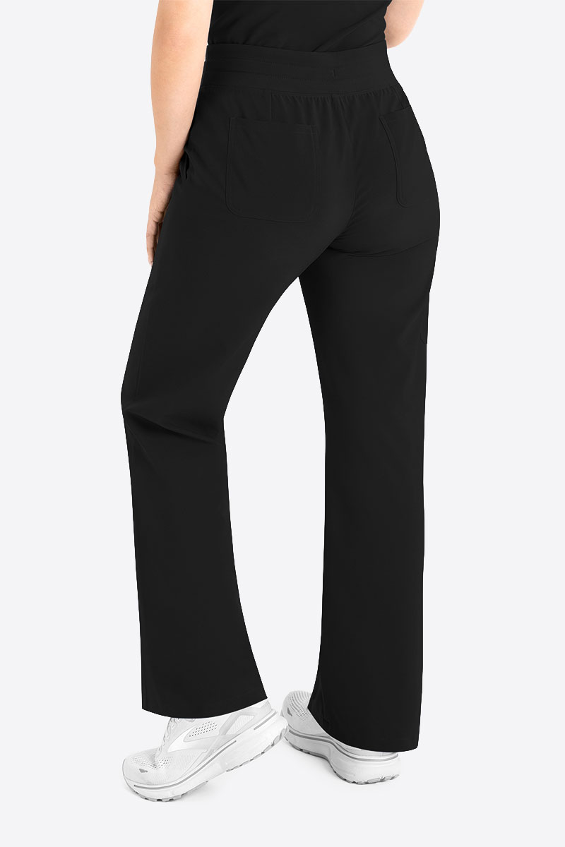 Dámske lekárske nohavice Maevn Momentum Wide Leg čierne-1