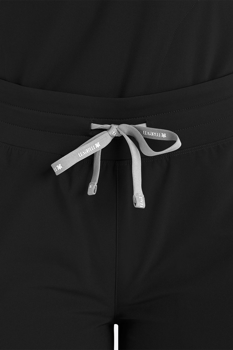 Dámske lekárske nohavice Maevn Momentum Wide Leg čierne-2